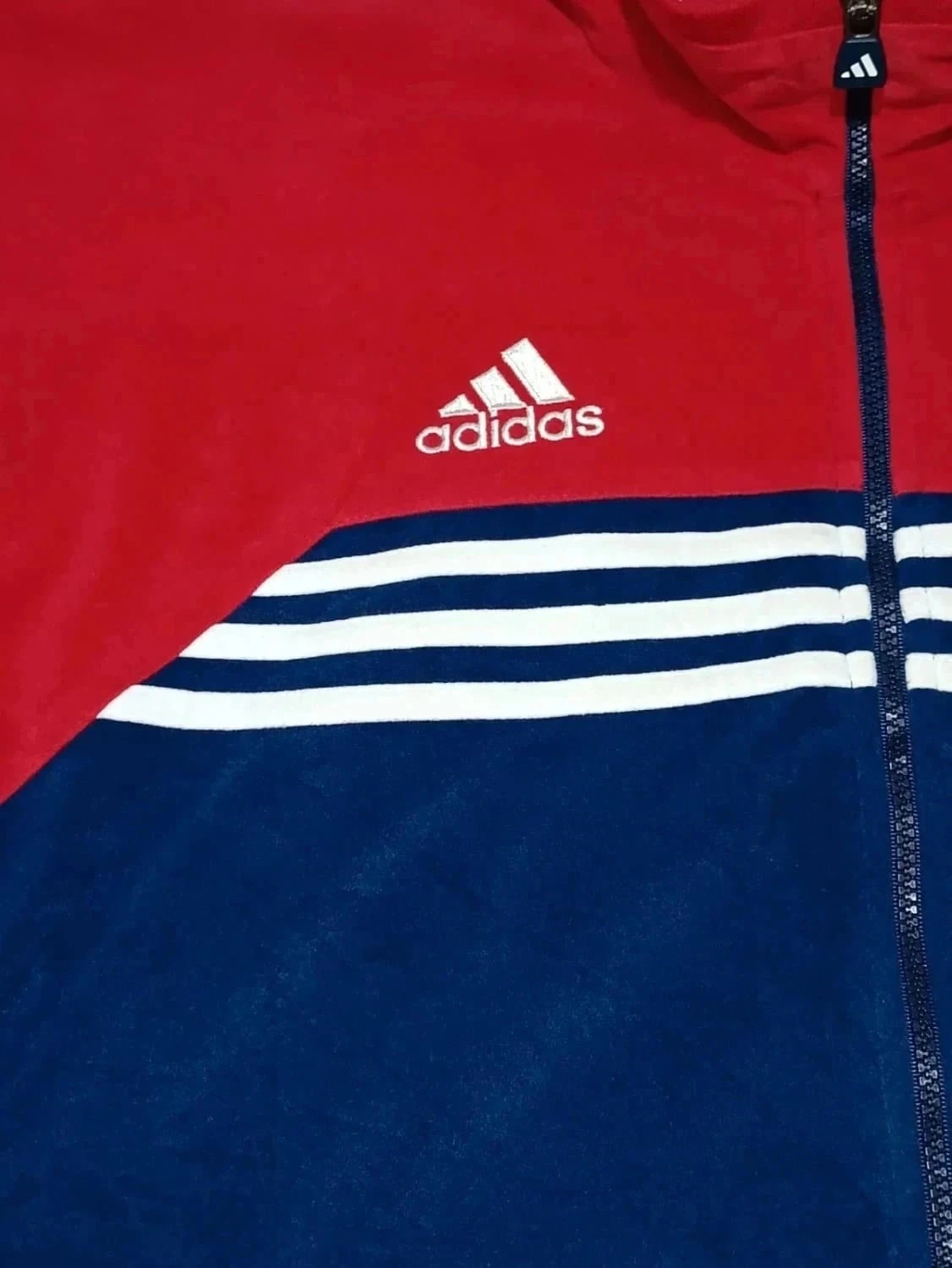 Rode blauwe Adidas vintage Y2K trackjas F180 (M) – photo 4